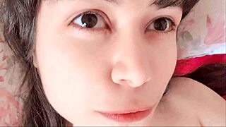 A young teen rubs her pussy until she cums.