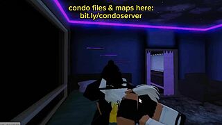 She got fucked in the bed of the condo with deepthroat