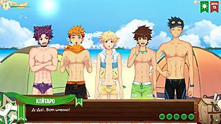 Game friends camp ep 13 - Natsumi bangs Kentaro with Russian voice! 😍