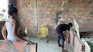 First time fucking my boss's huge pussy and cumming inside