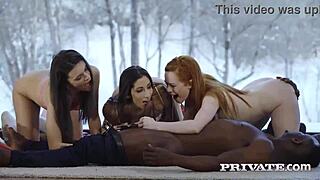 Private Com - Clea, Ella, and Verona Share BBC.