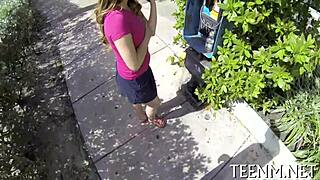 babe courtney loxx is sucking cock for specie