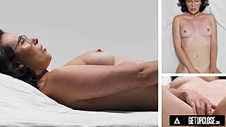 Close-Up View of Casey Calvert's Solo Orgasm Scene