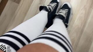 i'm so into footfetish in sneakers n socks