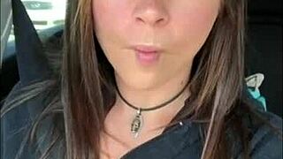 felicity feline shows off her tattooed body in slutty webcam moments