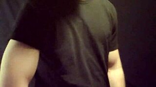 Gay Man Jerks Off His Monster Cock In Solo Masturbation Scene