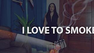 maxine x says, 'watch me undress in lingerie to control your orgasms with my big tits'