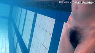 Ivetta teases in bikini underwater at pool for your eyes only.