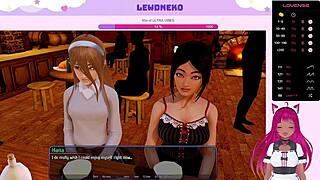 Lewdneko's Explosive Orgasm In Harem Hotel Part 26!