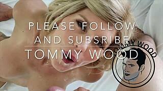 Interracial orgy preview with Melody Cummings getting a hot creampie inside