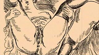 Vintage Erotic Illustration Evokes Deep Emotions