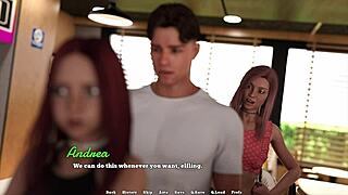 Law School 09 - Horny Busty Redhead Roommate in Wild 3D Porn Game Action