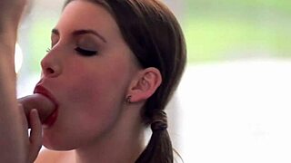 Amateur Blowjob Leads to Facial Swallow.