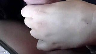 enjoying a relaxing head massage session with big tits focus