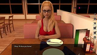 aby gives blowjob to alex in car swallows sperm