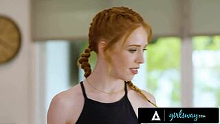 Girlsway - Octavia Red craves tasting petite Madi Collins’ oiled skin