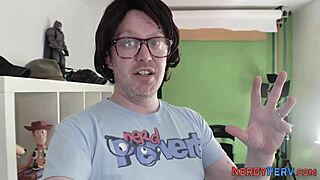 Yorkshire geek tricked into first-time head by tattooed Brit