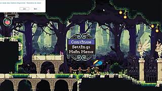 The goblin girl in Flip Witch game chooses the pornstar path.