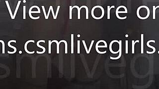 mollya model masturbates her big tits and pussy on webcam