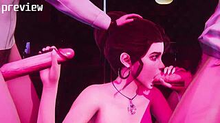 A student got fucked by two dicks in a club 😏