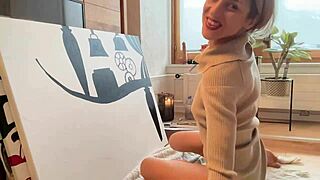 Beautiful Pornstar Spreads in Doggystyle Art Session