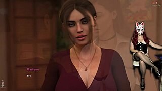 Girl masturbates in brothel while group watches porn game