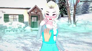 Elsa gets fucked before Christmas