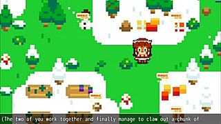 i wanna be covered in hot cum for christmas, even in the snow