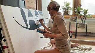 Beautiful Pornstar Spreads in Doggystyle Art Session