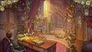 she tries to jerk me off in innocent witches gameplay. does she give a blowjob cumshot?