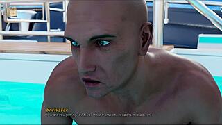 Special sex scene with big boobs in The Retrieval of the Past S3 Ep26