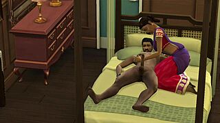 Santu Aunty Plays With Neighbour Guy In Horny Cartoon