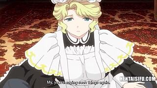 japanese hentai maid submits to master’s hard pounding