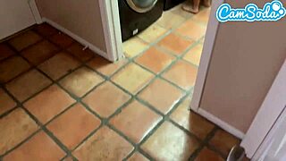 Did I fuck my step-sister while doing laundry? Her small tits bounced as she rode me