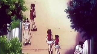 bdsm japanese teen rides cock in wild anime scene