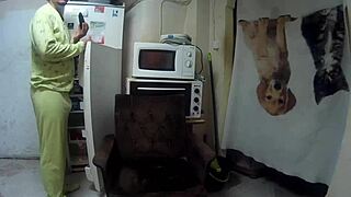 gay couple in fetish anal sex. ass licking leads to surprise in asshole.