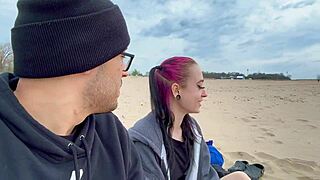 i gave her a creampie after a date to the beach