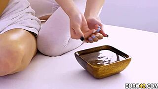 Lesbian Oil Massage Gone Wild with Big Tits and Cunilingus