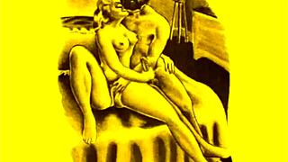 Vintage Erotic Illustration Teasing With Antique Charm?
