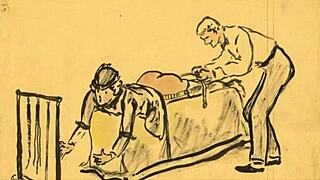 Vintage drawings with a retro vibe