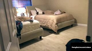 Redhead sex fiend Penny Pax milks a throbbing hard cock with skill.