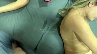 i called my coworker for a orgy and husband fucked our pussies hard