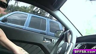 oh, these sweet chicks are fucking that massive dick so hard for pleasure!