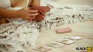 Black stud wins card game from neighbor.