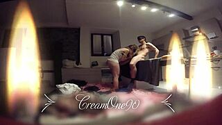 blowing slowly till he cums in her mouth?