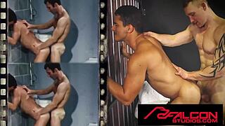 FalconStudios Reveals Hot Jocks Slamming Hard in Prison Bareback Action.