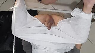 urologist doctor gets horny during a prostate exam and ends up fucking the patient with her strapon costumes lick ass licking assplay toys anal finger exam bisexual spreading