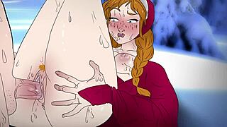 Anna Fucked In The Snow! Frozen Anime Hentai Cartoon Assfucking Scene!
