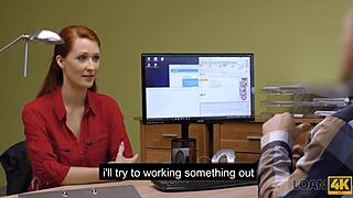 loan4k chica con curvas se bajó mientras pedía un préstamo para su negocio