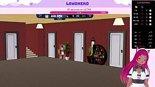 Vtuber Lewdneko Moaning Loudly While Playing Harem Hotel Part 25!
